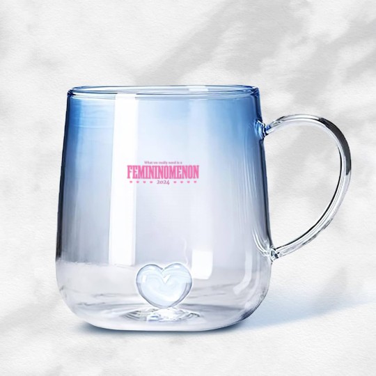 Discover Femininomenon 2024 Gradient Glass Mugs, Madam President Gradient Glass Mugs, Kamala Gradient Glass Mugs, chappel roan