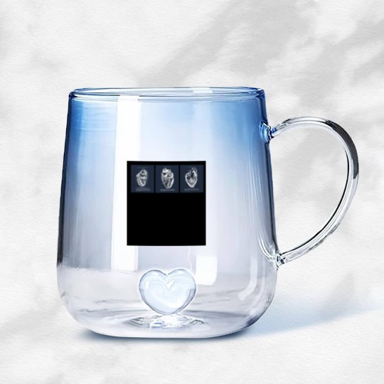 Discover Anatomy Of Human Heart Gradient Glass Mugs