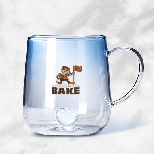 Discover Shake and Bake - Baker Mayfield - Flag Plant - Clevel nd Browns Inspired Gradient Glass Mugs
