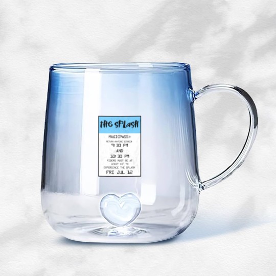 Discover Splash - Splash Mountain - Gradient Glass Mugs