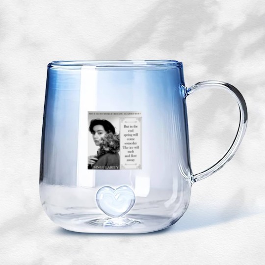 Discover Kim Taehyung Gradient Glass Mugs
