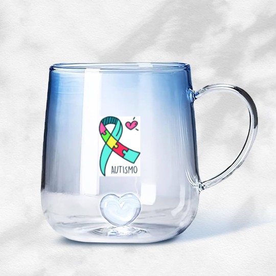 Discover Autism   Autism   Autism   Autism Gradient Glass Mugs