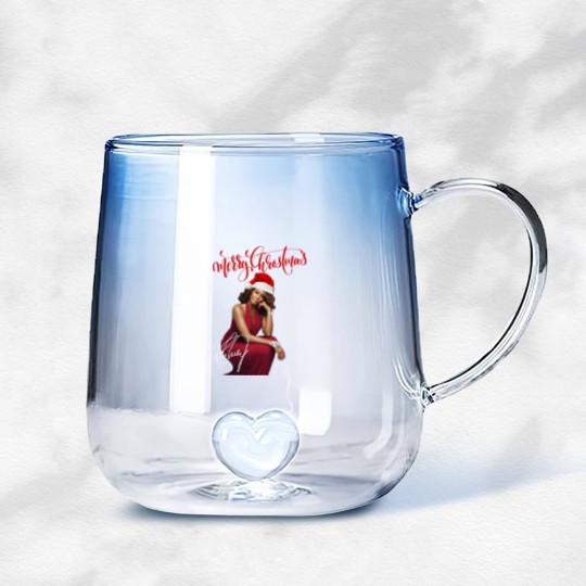 Discover Merry Christmas Whitney Houston Gradient Glass Mugs