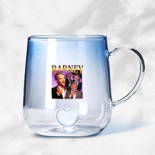 Discover Retro Barney Stinson Gradient Glass Mugs, Barney Stinson Gradient Glass Mugs, Vintage Barney Stinson Gradient Glass Mugs