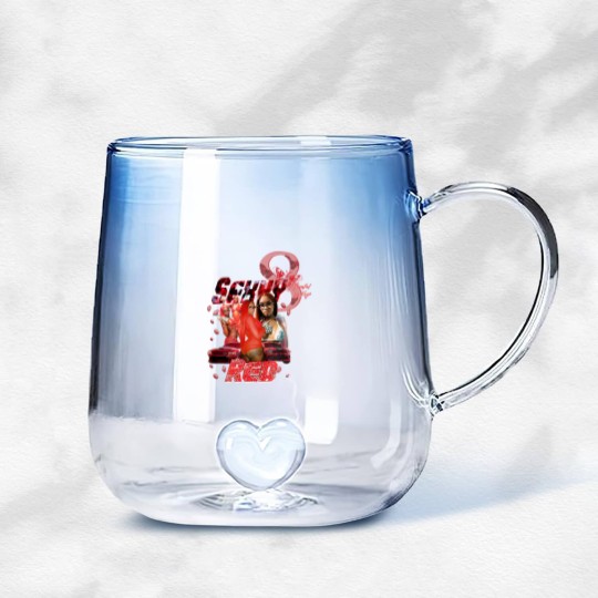 Discover Vintage Sexyy Red Gradient Glass Mugs, Sexyy Red Gradient Glass Mugs, Retro Sexyy Red Gradient Glass Mugs For Fans