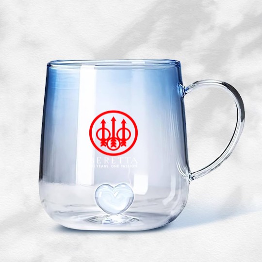 Discover Beretta Logo Gradient Glass Mugs