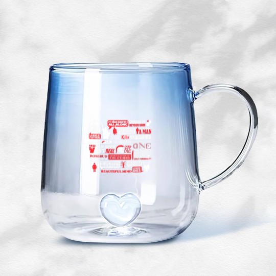 Discover Movie Spoilers Funny Gradient Glass Mugs, Men's Women's Sizes (wtb-094)