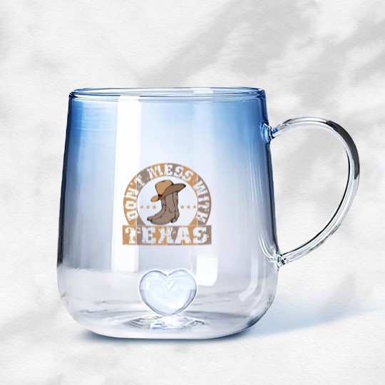 Discover Dont mess with Texas - Dont Mess With Texas - Gradient Glass Mugs