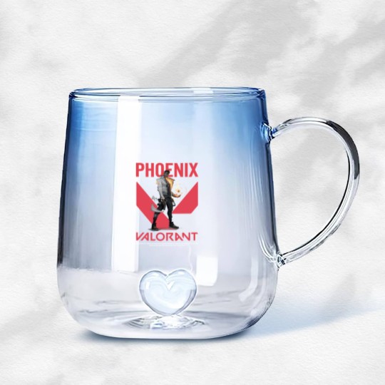 Discover Phoenix Valorant Gradient Glass Mugs