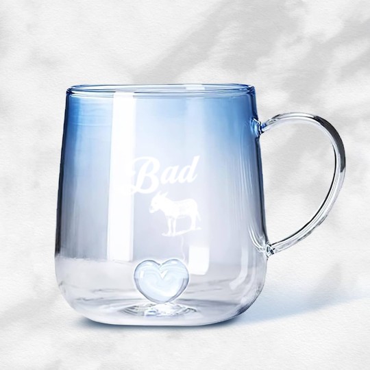 Discover Bad Donkey Gradient Glass Mugs, Donkey Gradient Glass Mugs, Funny Donkey Gradient Glass Mugs, Sarcastic Gradient Glass Mugs, Donkey Lover Gradient Glass Mugs