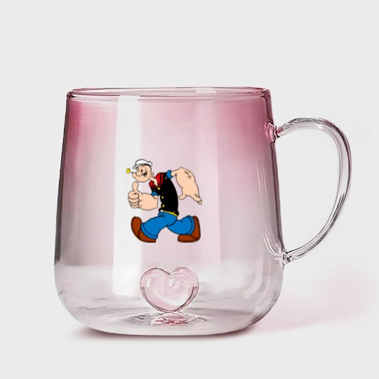 Discover popeye - Popeye - Gradient Glass Mugs