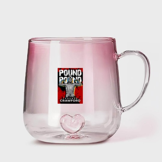 Discover Pound for Pound - Terence Crawford - Gradient Glass Mugs