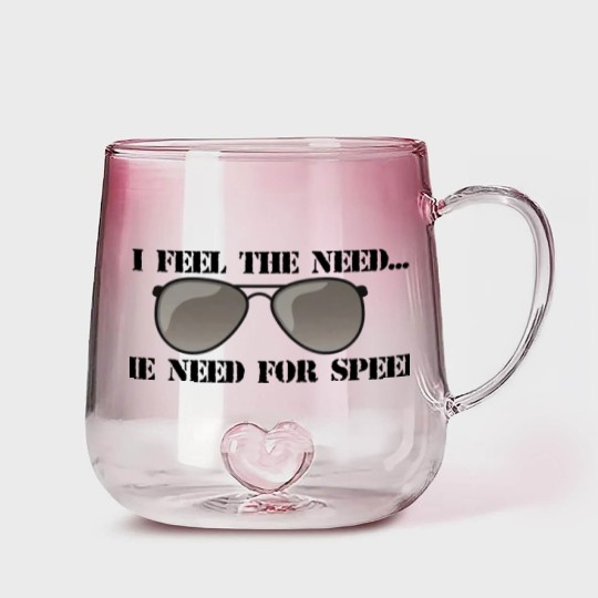 Discover Feel the Need for Speed, Top Gun Gradient Glass Mugs