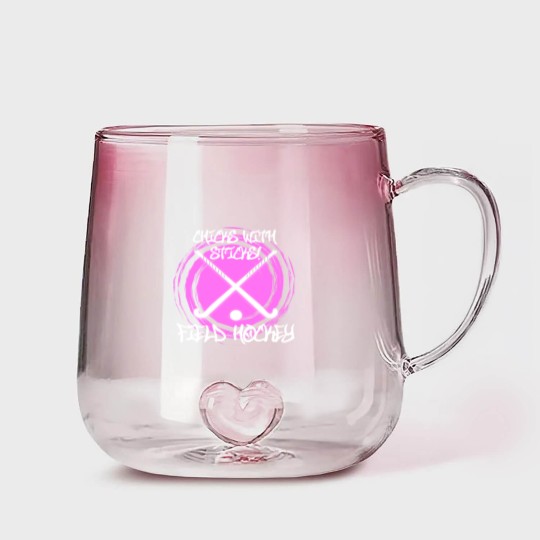 Discover Chicks with Sticks Field Hockey Gradient Glass Mugs