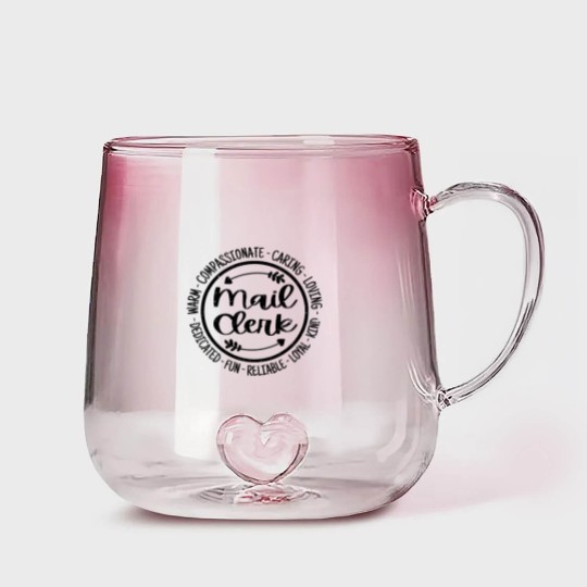 Discover Mail Clerk Vintage Gift Gradient Glass Mugs
