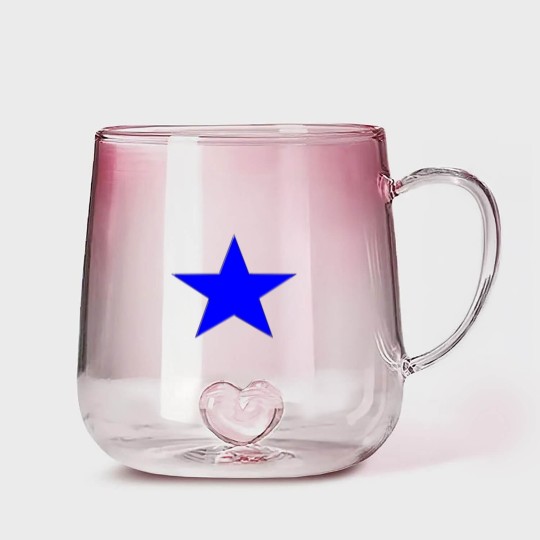 Discover Blue Star Gradient Glass Mugs