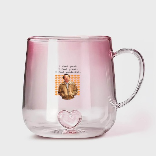 Discover What about Bob I feel good I feel great I feel wonderful  Gradient Glass Mugs