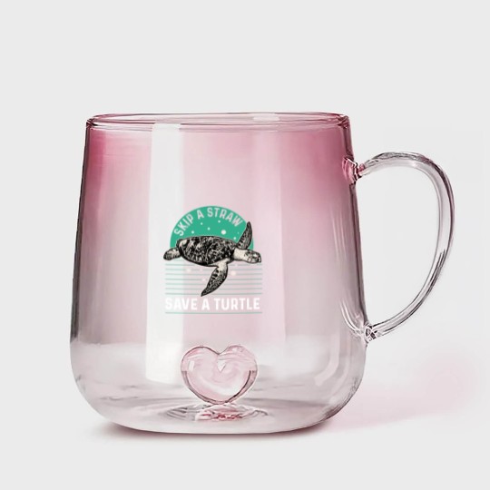 Discover Sea Turtle Turtles Hawaii Ocean Sealife Gift Gradient Glass Mugs