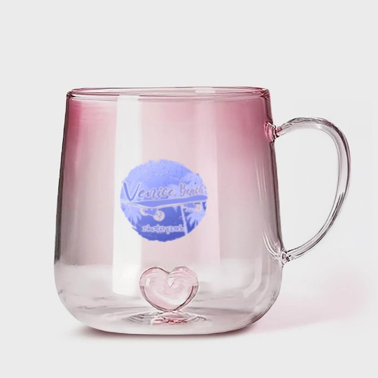 Discover Venice Beach Skatepark Gradient Glass Mugs