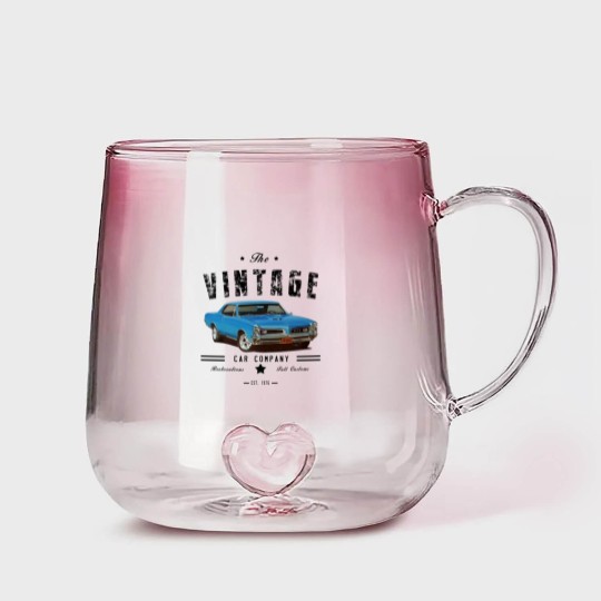 Discover Vintage Car Company Gradient Glass Mugs