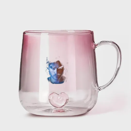 Discover The Vampire Diaries Damon birthday chirstmas Gradient Glass Mugs