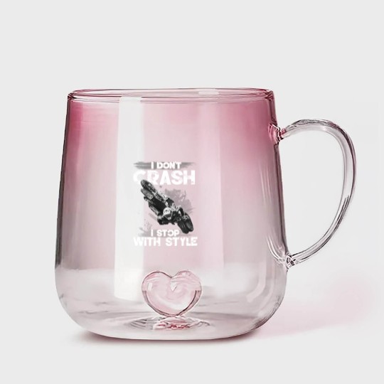 Discover I Don't Crash - I Stop With Style Gradient Glass Mugs