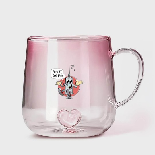 Discover Fuck It Die Then Gradient Glass Mugs