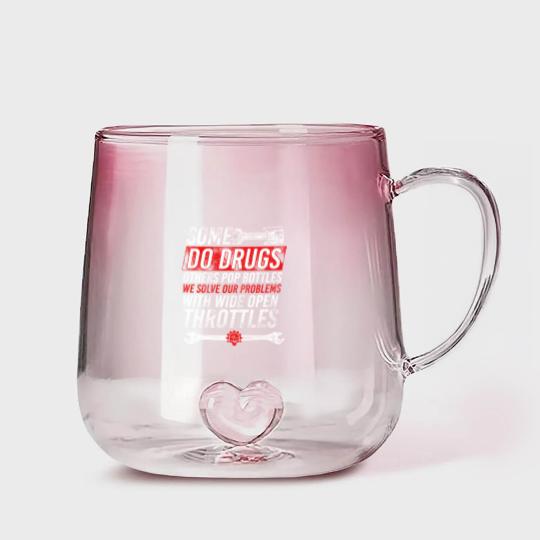 Discover Wide Open Throttle Gradient Glass Mugs - Car or Truck Racing Gradient Glass Mugs