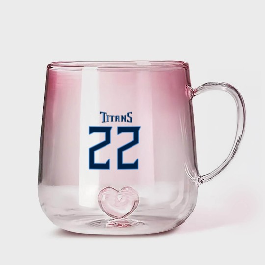Discover Tennesese Titan Derrick Henry 22 Gradient Glass Mugs