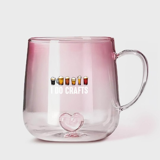 Discover I Do Crafts Home Brewing Craft Beer Drinker Homebrewing Gradient Glass Mugs