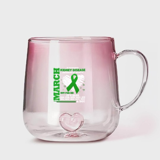 Discover March Is National Kidney Disease Awareness Month Gradient Glass Mugs
