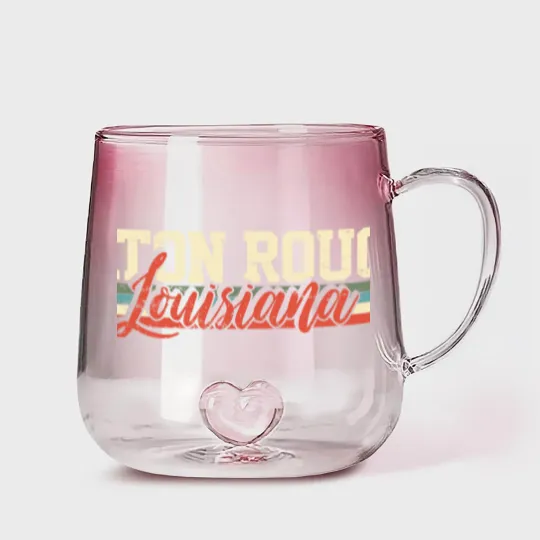 Discover Baton Rouge Louisiana Vintage Gift Gradient Glass Mugs