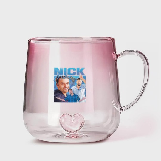 Discover Nick Miller Homage Gradient Glass Mugs Gradient Glass Mugs Top Funny TV Icon Gift Men's Women's Girl