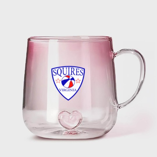 Discover Defunct Virginia Squires ABA Basketball - Virginia - Gradient Glass Mugs