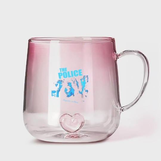 Discover The Police Gradient Glass Mugs
