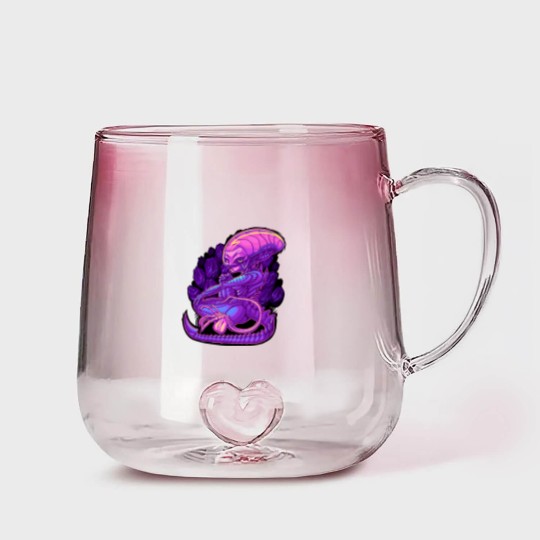 Discover Xenogirl - Xenomorph - Gradient Glass Mugs