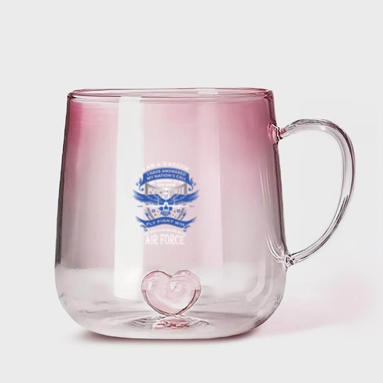 Discover Air Force Gradient Glass Mugs