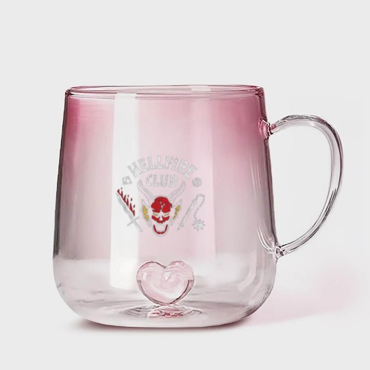 Discover Stranger Things Hellfire Club Baseball Gradient Glass Mugs
