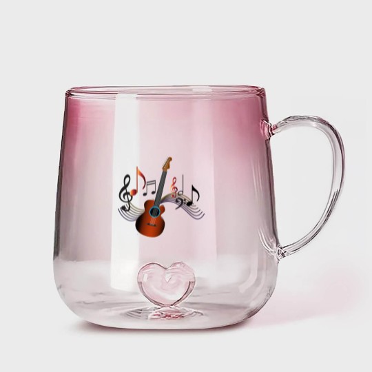 Discover Acoustic Guitar Gradient Glass Mugs