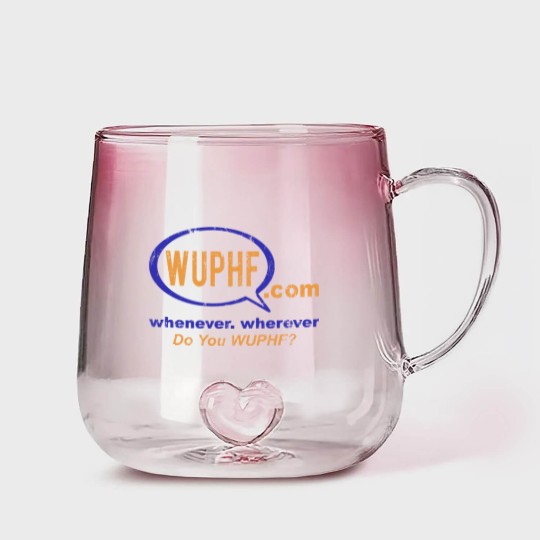 Discover WUPHF, distressed - The Office - Gradient Glass Mugs