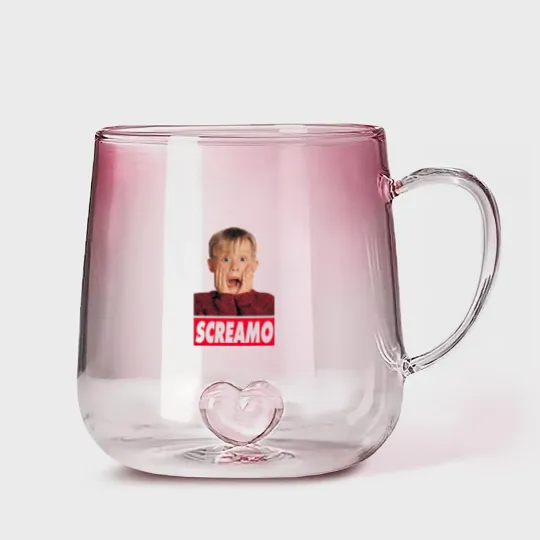 Discover SCREAMO - Screamo - Gradient Glass Mugs