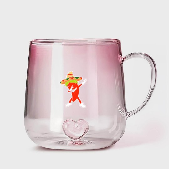 Discover Chili Dabbing Pepper Mexican Hot Jalapeno Dab Gift Gradient Glass Mugs