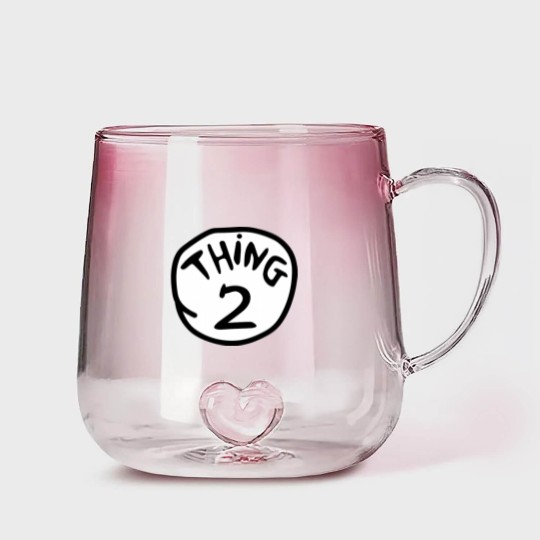 Discover THING 2 - Thing 2 - Gradient Glass Mugs