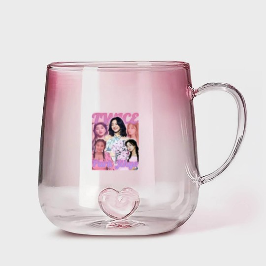 Discover Twice Jihyo - Twice - Gradient Glass Mugs