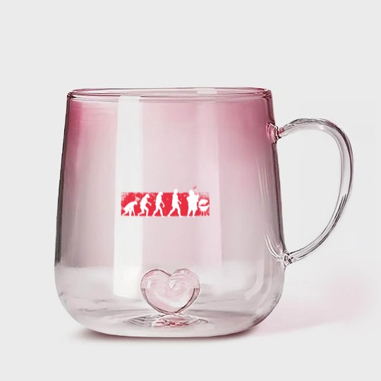 Discover Grill Evolution BBQ Grilling Meat Gift For Dad Gradient Glass Mugs