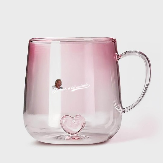 Discover Juuust, a bit outside, distressed - Major League - Gradient Glass Mugs