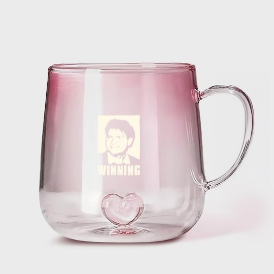 Discover CHARLIE SHEEN WINNING  Gradient Glass Mugs