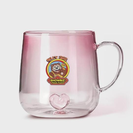 Discover Showbiz Pizza Billy Bob - Showbiz Pizza - Gradient Glass Mugs