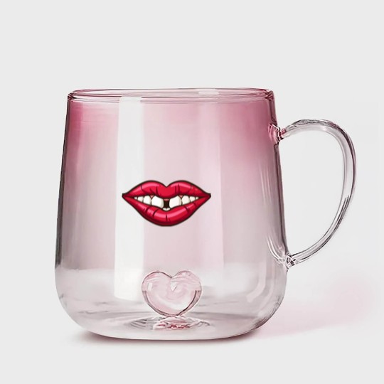 Discover Lips, Teeth, and Gap - Teeth And Lips - Gradient Glass Mugs