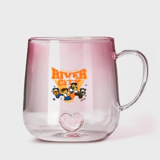 Discover River City Fight Club - River City Ransom - Gradient Glass Mugs